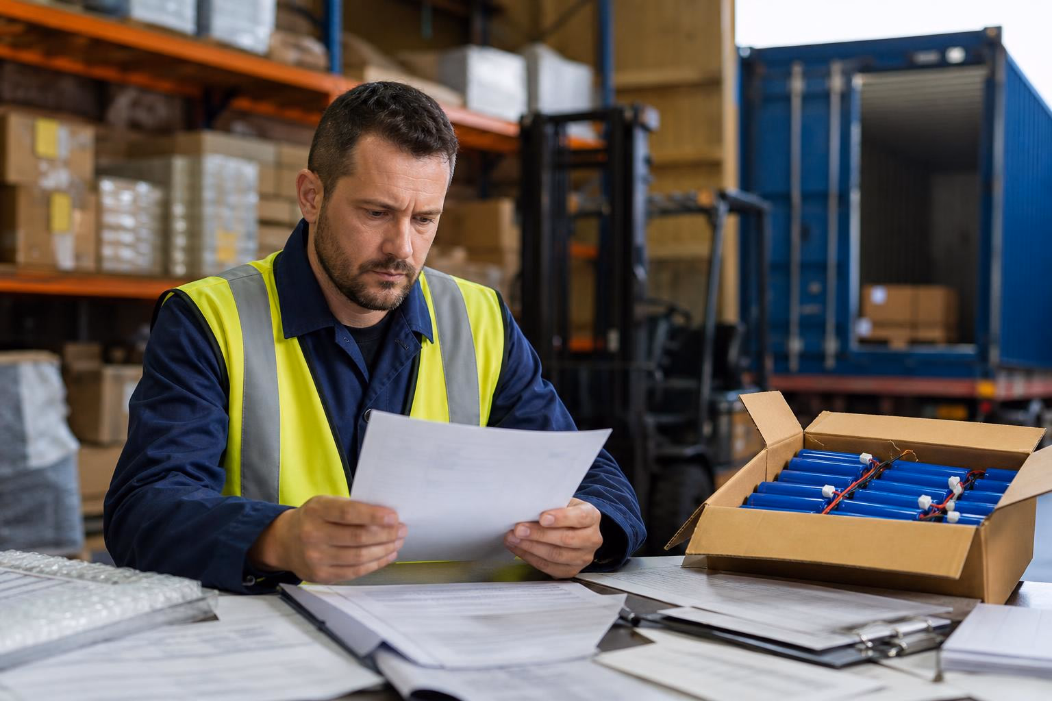 documentation required for importing lithium cells to us
